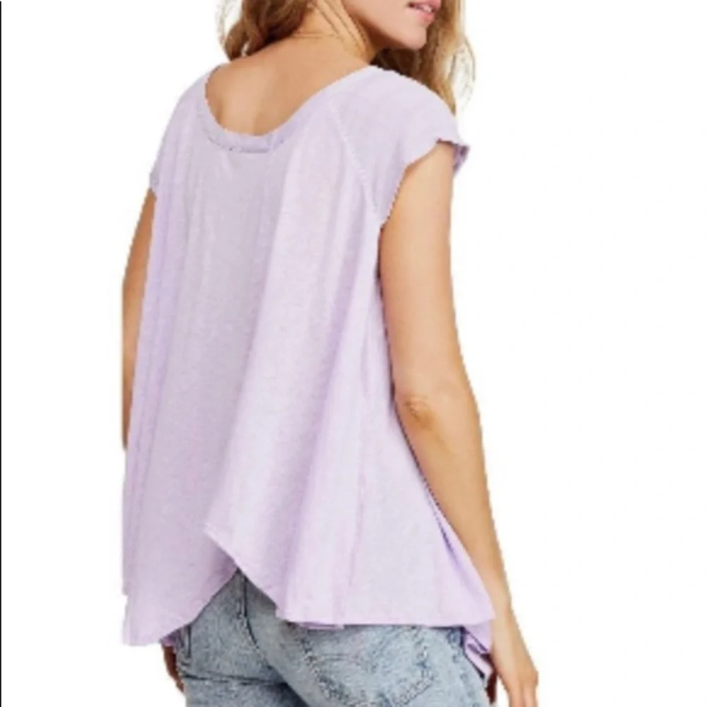 NWT! FREE PEOPLE Lilac Top GOM20-14 - Picture 2 of 6